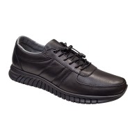Pantofi casual barbati piele naturala VIK 317 Negru